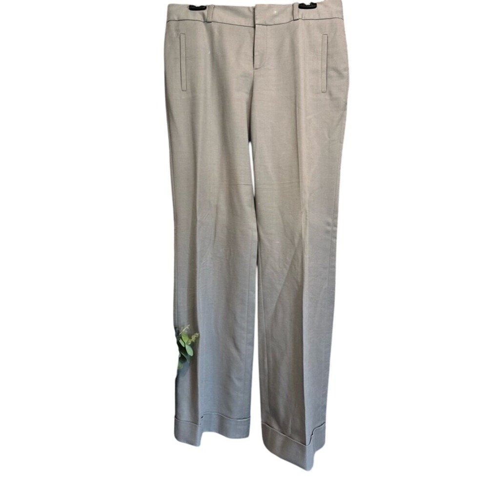 Banana Republic The Martin Fit Stretch‎ Trousers Beige Career Pants